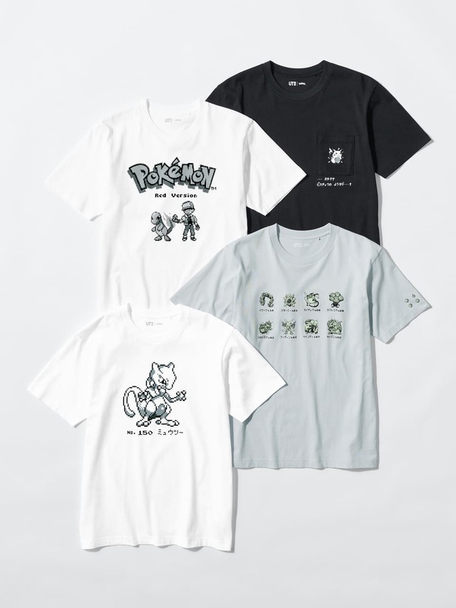 【ユニクロ「ポケモンUT」第2弾】「ポケモン UT」MEN 1,990円/メンズはXS~4XLの展開