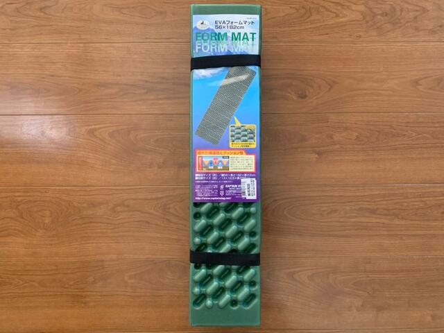 【CAPTAIN STAG EVAフォームマット】マットの材質は発泡ポリエチレン、EVA樹脂です
