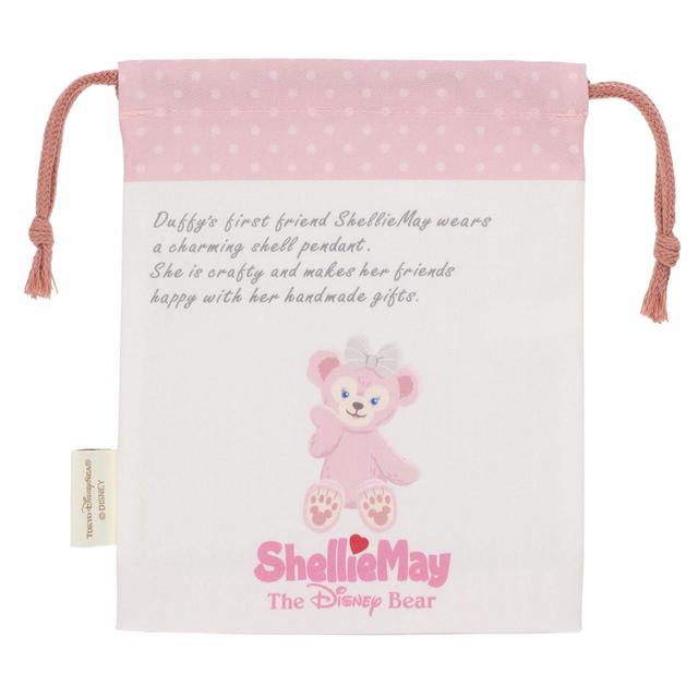 シェリーメイ きんちゃく 850円｜サイズ：縦約17×横約14×マチ約4cm｜販売店舗：東京ディズニーシー「マクダックス・デパートメントストア」｜販売日：2022年11月29日(火)