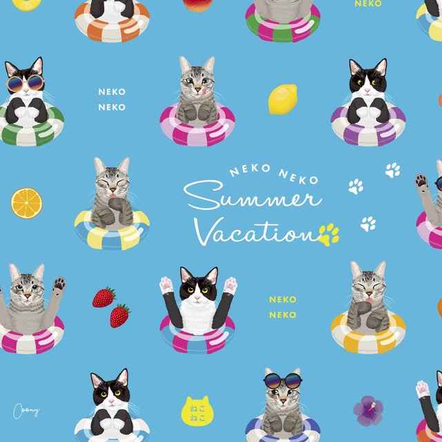 【ねこねこ】パッケージにはねこ専門イラストレーター Coony(クーニー)さんが描いたねこのイラストを使用