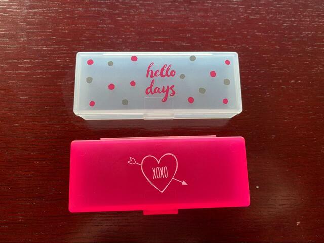 【ダイソー マルチケース】半透明で中身が確認できる