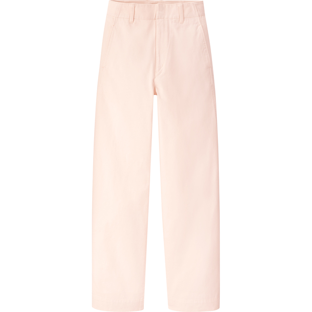 ワイドフィットカーブパンツ（丈標準71.5～73.5cm）オフホワイト