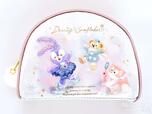 ラメラメにファーって可愛さの極み!「ダッフィー＆フレンズのダンシング・スノーフレークス」ポーチ