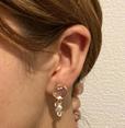 【ファッションセンターしまむら アクリルピアス】シンプルで主張が激しくないので合わせやすい