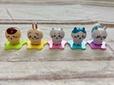 【最新付録 ちいかわガシャポン】5人を並べてみました。かわいい〜！