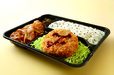 キャベツメンチかつ生姜焼き弁当