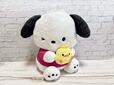ピヨを抱っこしたポチャッコぬいぐるみ。かわいい!
