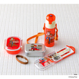 キッズトリオセット ¥1,350／キッズ軽量ワンプッシュダイレクトボトル 470ml ¥2,800キッズアルミランチボックス ¥1,800／キッズタイトランチボックス ¥1,400