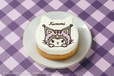 「ねこねこ×サンリオキャラクター イラストケーキ」クロミ