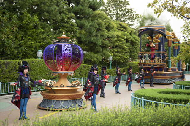 東京ディズニーランド「ザ・ヴィランズ・ハロウィーンInto the Frenzy”」プレスプレビューの様子