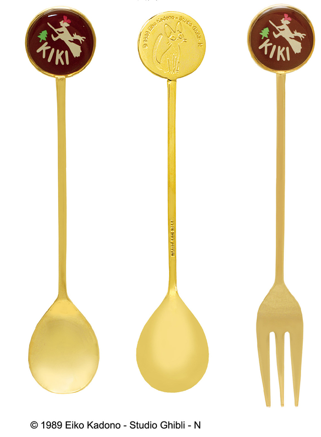 Closet限定 魔女の宅急便 キキチョコケーキシリーズ ティースプーン/ティーフォーク 各700円(税別）