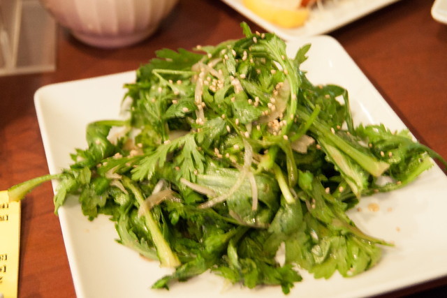 新春！ぱくぱくパクチー新年会 2015：パクチーサラダ