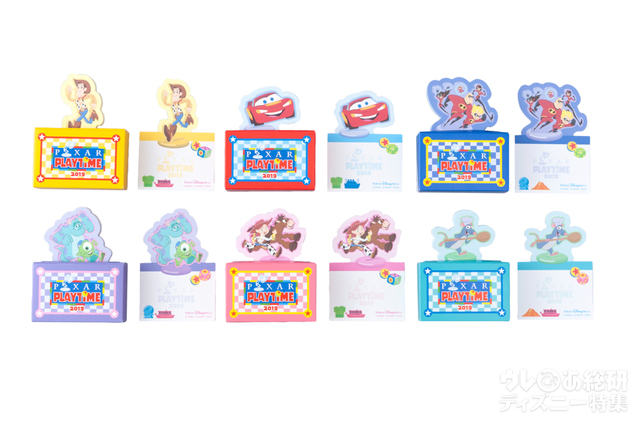 メモセット 1,300円｜（1つのメモ部分）高さ約8.5～9×幅6cm 6個セット ｜東京ディズニーシー「ピクサー・プレイタイム」｜【販売店舗】エンポーリオ