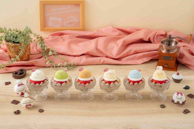 「まめマスター特製タルトサンデー」＜価格：990円（税込）＞【可愛さとチョコレートメニューがぎゅっ♪「すみっコぐらしカフェ」東京・愛知で期間限定オープン！】