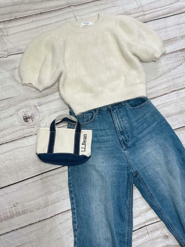 デニムコーデに合わせてもかわいい♪