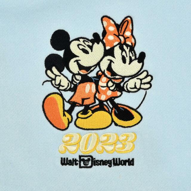 ミッキー&ミニー パーカー ブルー M L DATED 2023 8,580円