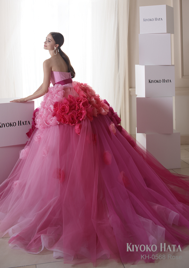 【KIYOKO HATA キヨコハタ】新作ウェディングドレス：KH-0568_Rose