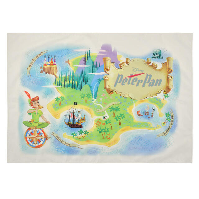 ピーター・パン レジャーシート (S) ポーチ入り Map Compact Picnic Sheet 1,500円
