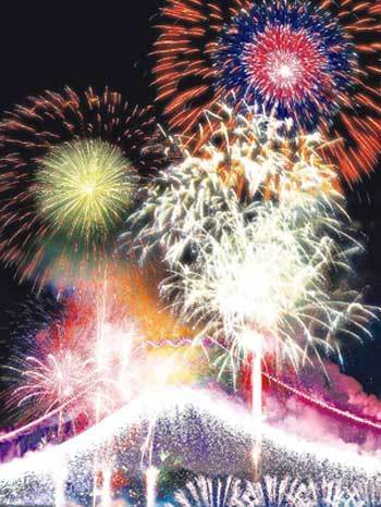 10000発以上上がる花火大会／全国花火名人選抜競技大会 ふくろい遠州の花火2015