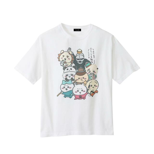 ビックTシャツ　飯店大集合 　¥3,630【ちいかわ飯店ドリンクスタンド】