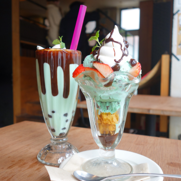 「チョコミントパールサンデー」