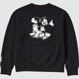 KIDS モノクローム ミッキーマウス アート バイ ジョシュア・ヴィーダス スウェットシャツ（長袖）
