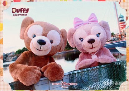TDS】ダッフィーとシェリーメイのグリーティングの台紙写真が変わっ