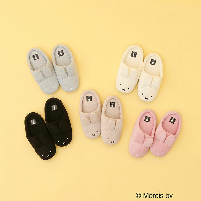 【OPAQUE.CLIP × miffyグッズ新作】パイルルームスリッパ：3,479円（税込）