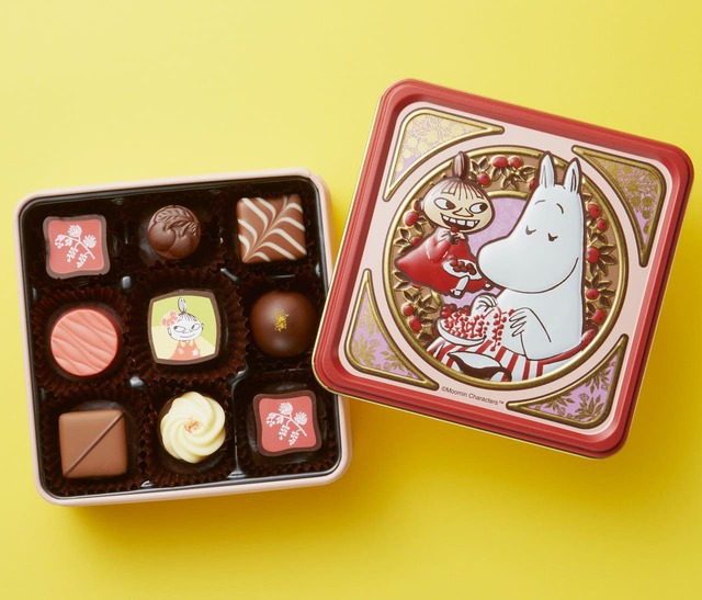 「ムーミン×メリーチョコレート」果実のアソートチョコレート／1,512 円