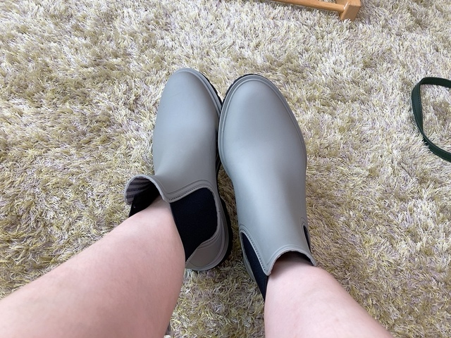 【ワークマン レディース防水サファリサイドゴア】足先が細くなっているので、キツく感じる人もいるかもしれません