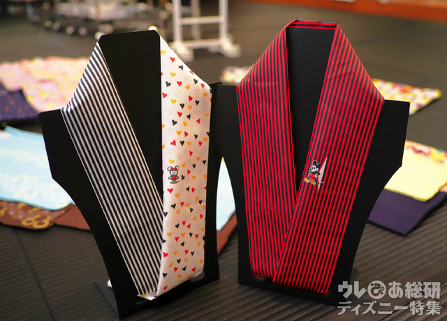 着物と合わせて楽しめる半襟もディズニーデザインで登場