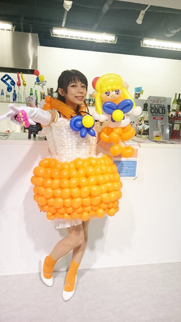 バルーンだけでつくった「セーラーヴィーナス」
