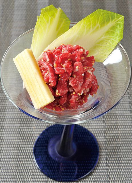 生肉のお店・厳選！／【銀座】GINZA KOSO　塩ユッケ（大） 1800円