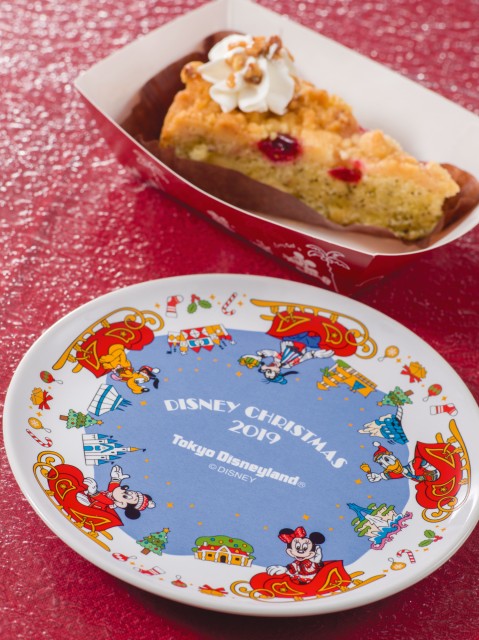 クランベリー&紅茶のケーキ、スーベニアプレート付き