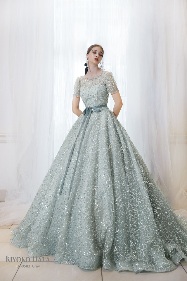 KIYOKO HATA（キヨコハタ）新作ウェディングドレス　KH-0583_Gray