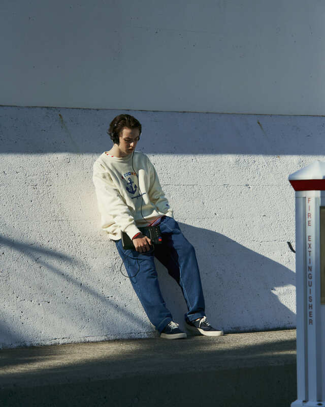 【チャンピオン】船舶旗や碇など海をイメージしたデザイン