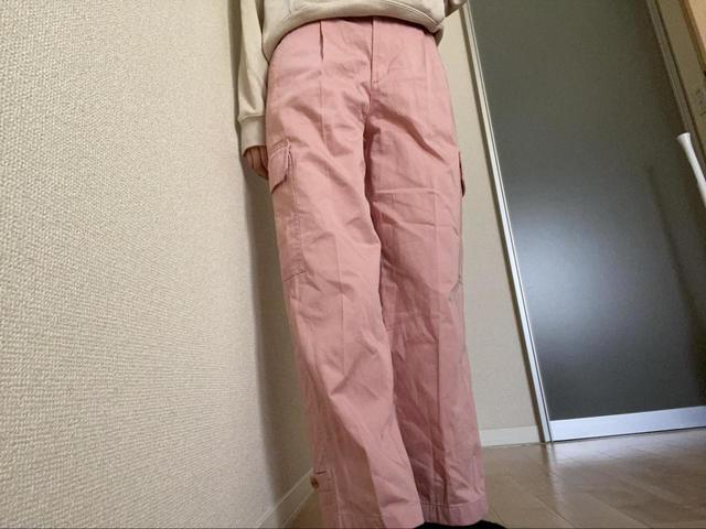 【GU アジャスタブルヘムカーゴパンツ】パーカーやロンTに合わせたい！
