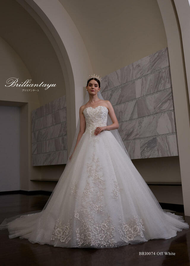 「Brilliantayu (ブリリアンターユ)」新作ウェディングドレス BRI-0074_OffWhite