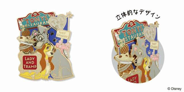 コレクションピンバッジ  レディ＆トランプ  1,650円