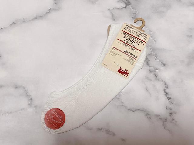 【無印良品】つま先ワイド脱げにくい綿混フットカバー／税込230円