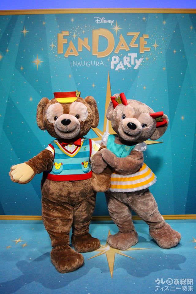 Disney FanDazeのダッフィー&シェリーメイのペアグリーティング