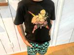 【GU（ジーユー）　KIDS(男女兼用)グラフィックT(半袖)Demon Slayer 2】サイズは普段通りの130でぴったり