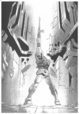 「機動戦士ガンダム THE ORIGIN」漫画原画 © 創通・サンライズ