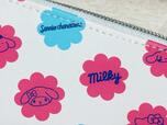 お花の中には「Milky」のロゴに加えて、「Sanrio characters」のロゴも入っており、細部までコラボの特別感が詰まっています!