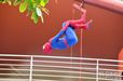 香港ディズニーランドのスパイダーマン