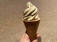 【カフェラテワッフルコーン】最後までアイスたっぷり。