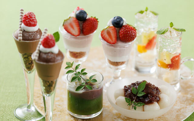 「スイーツイメージ」＜期間：2025年4月26日〜6月30日＞【本格的なグリル料理＆約100種類の料理が食べ放題！初夏のパノラマビューで楽しむ“4冠達成”の眺望ブッフェ開催中！】