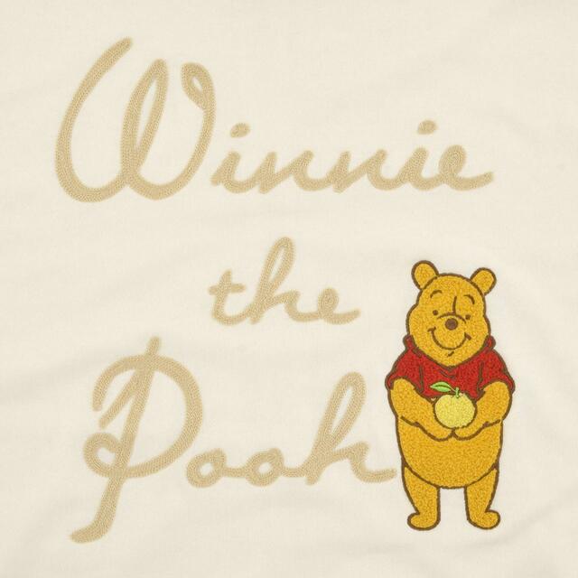 プーさん 長袖パーカー ホワイト YUZU POOH 7,700円