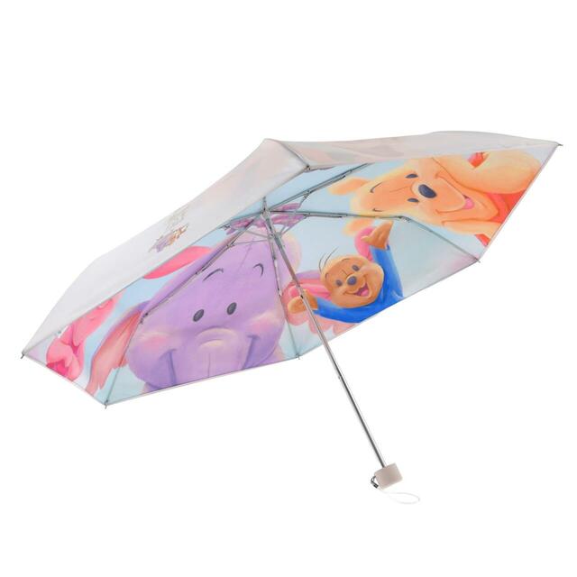 プー＆フレンズ 折りたたみ傘 晴雨兼用 ポーチ入り Roo ＆ Lumpy - From the Winnie-the-Pooh 3,500円