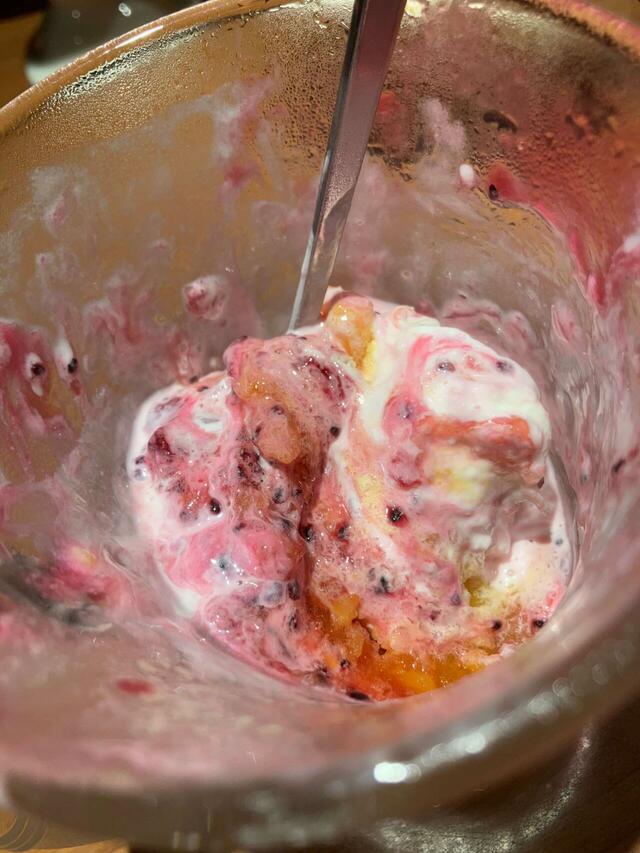 いよいよ完食間近。でもお楽しみはここからだ。